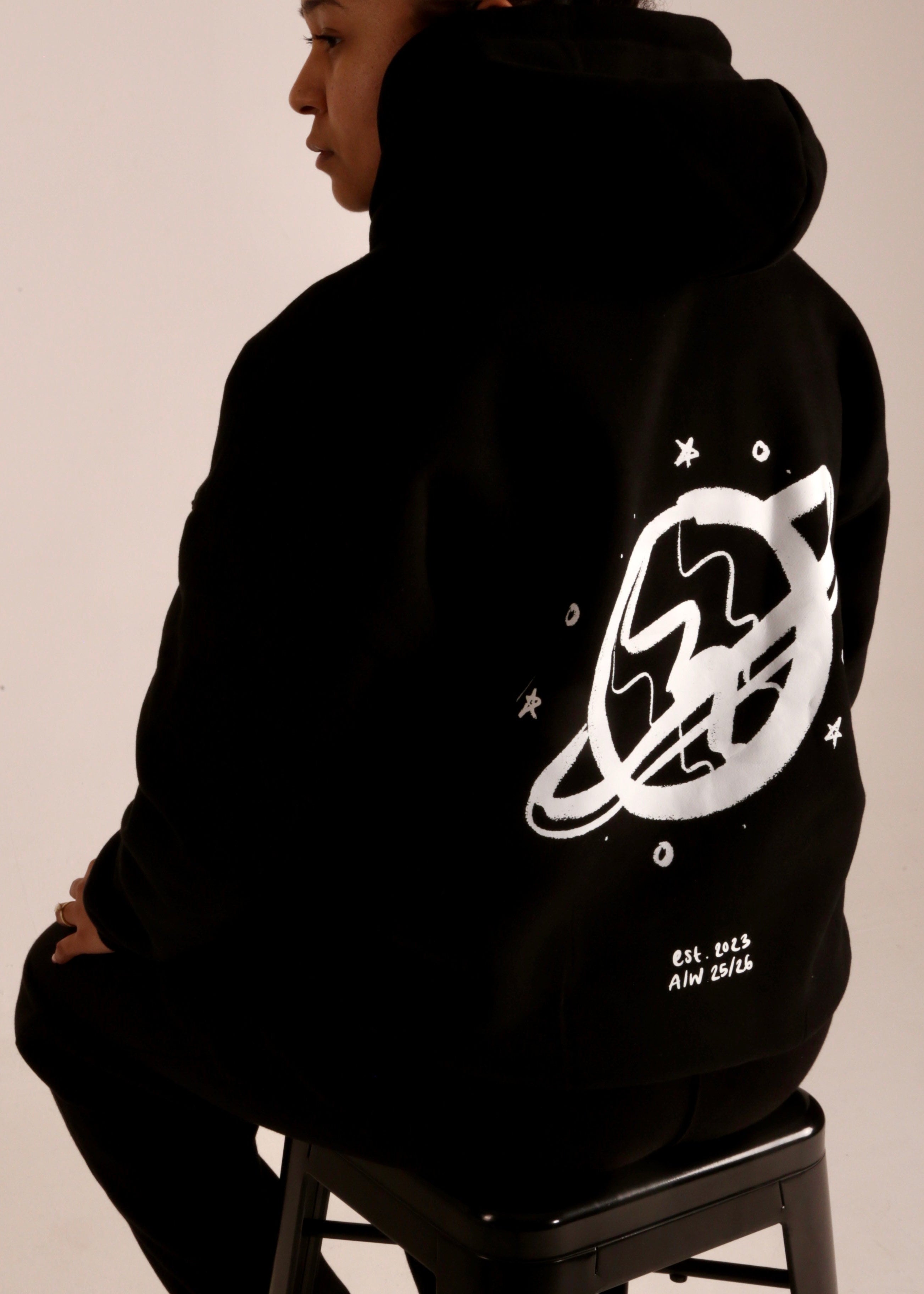 WORLDWIDE OVERSIZED FLEECE HOODIE