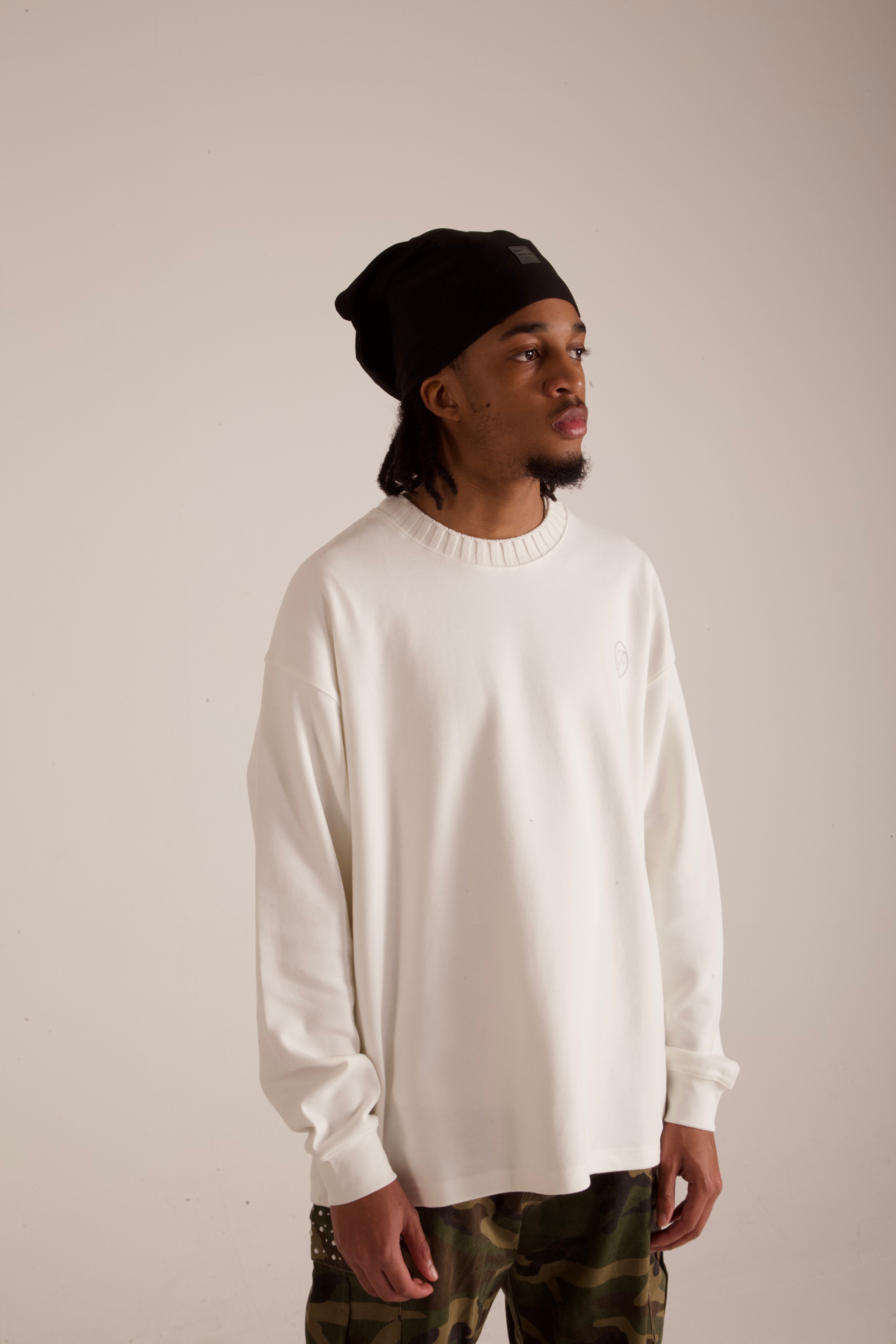 WHITE OVERSIZED JORDAN SWEAT