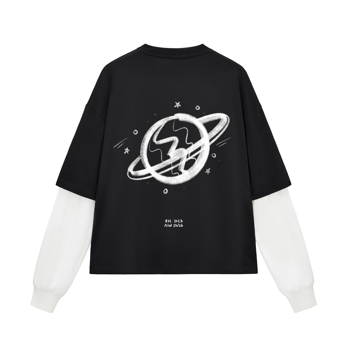 WORLDWIDE LAYERED SLEEVE TEE